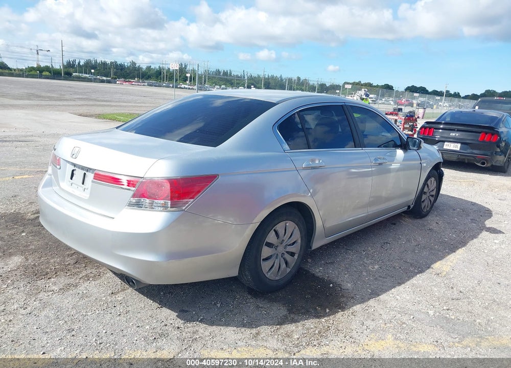 2012 HONDA ACCORD 2.4 LX VIN: 1HGCP2F36CA232611