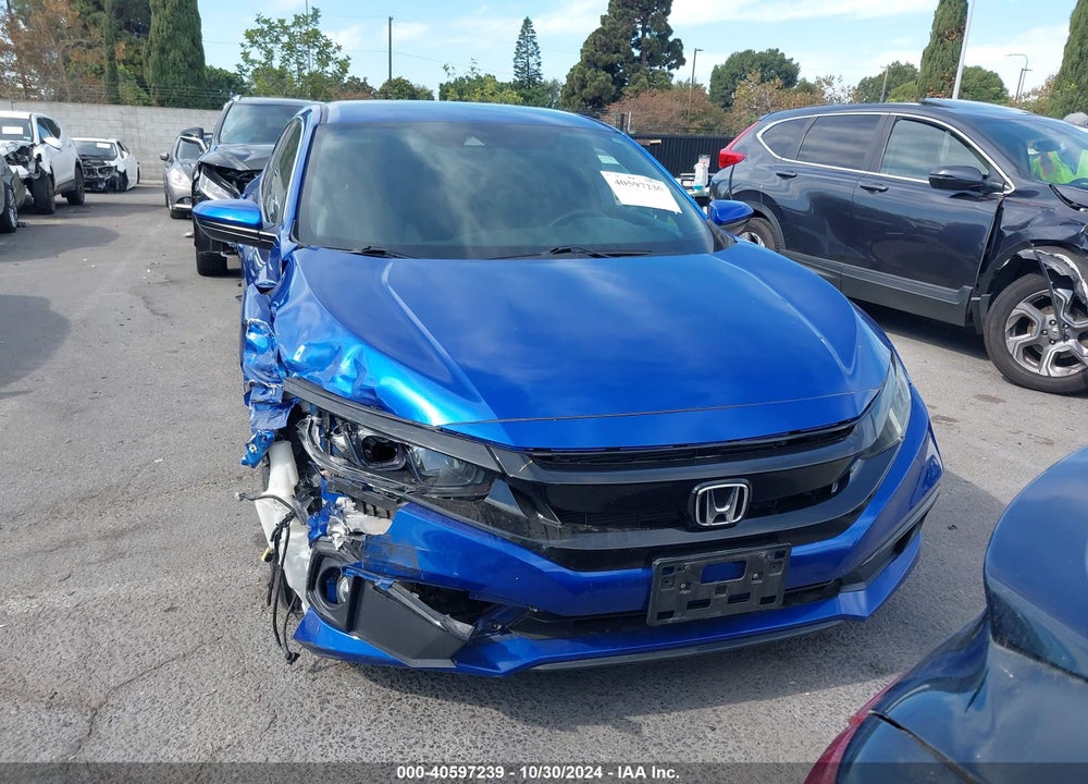 2019 HONDA CIVIC SPORT VIN: 2HGFC2F81KH602920