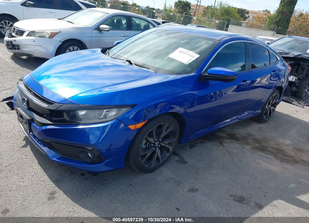 2019 HONDA CIVIC SPORT VIN: 2HGFC2F81KH602920