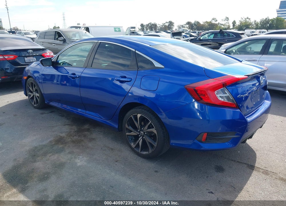2019 HONDA CIVIC SPORT VIN: 2HGFC2F81KH602920