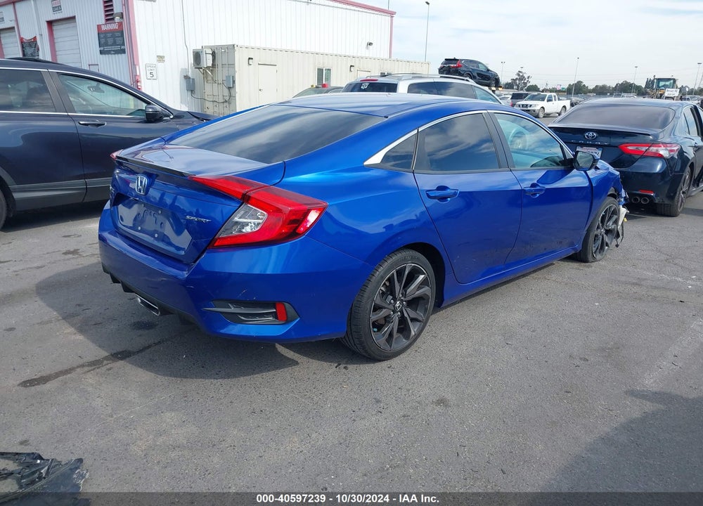 2019 HONDA CIVIC SPORT VIN: 2HGFC2F81KH602920