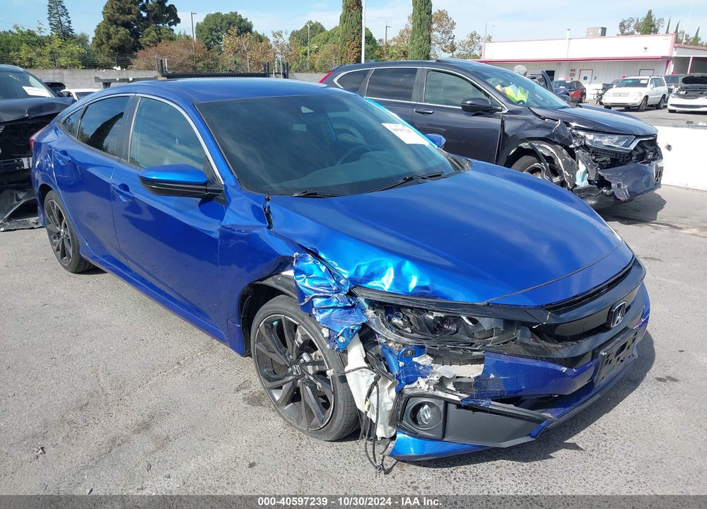 2019 HONDA CIVIC SPORT VIN: 2HGFC2F81KH602920
