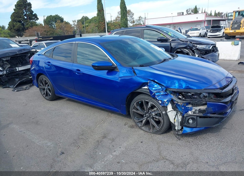 2019 HONDA CIVIC SPORT VIN: 2HGFC2F81KH602920