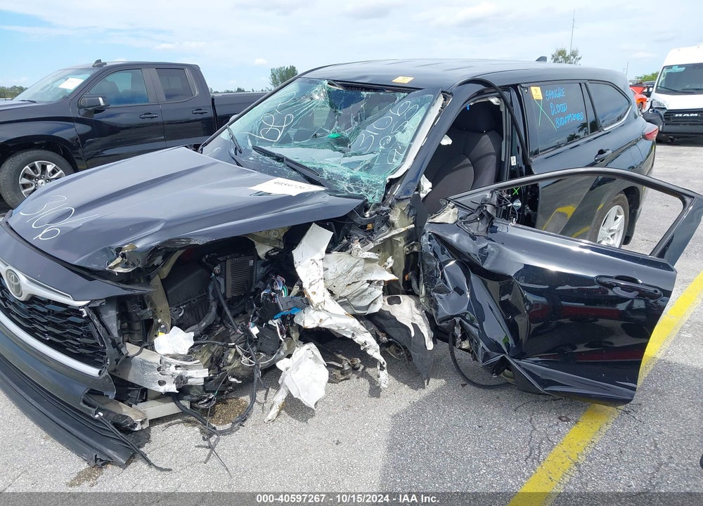 2021 TOYOTA HIGHLANDER LE VIN: 5TDBZRBH9MS523106