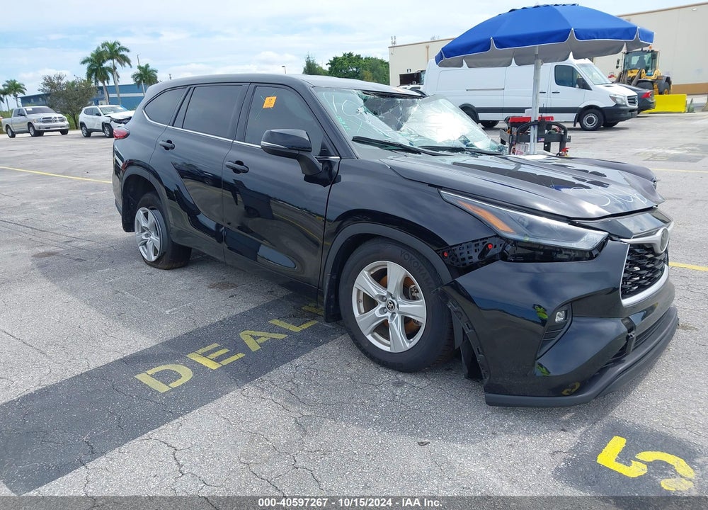 2021 TOYOTA HIGHLANDER LE VIN: 5TDBZRBH9MS523106