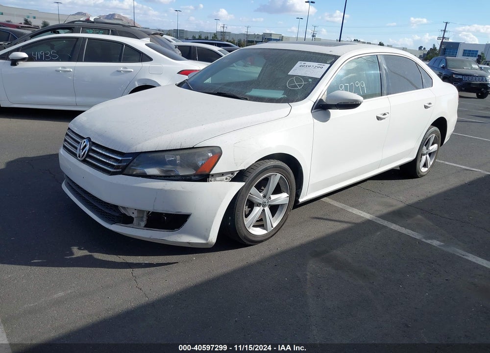 2012 VOLKSWAGEN PASSAT 2.5L SE VIN: 1VWBP7A36CC010294
