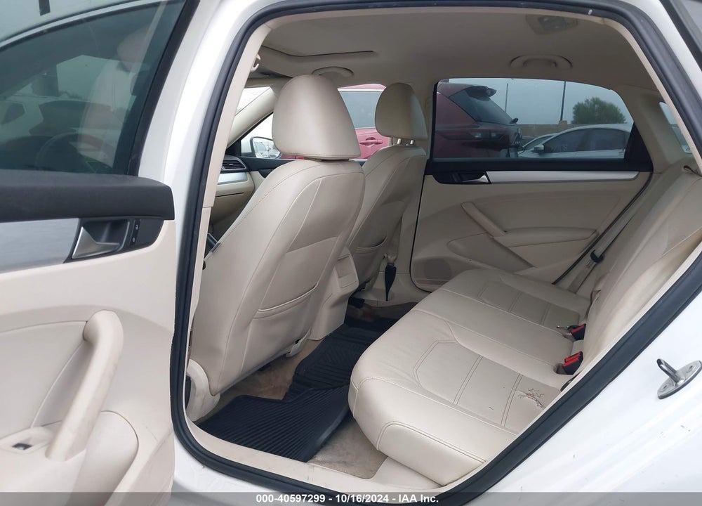 2012 VOLKSWAGEN PASSAT 2.5L SE VIN: 1VWBP7A36CC010294