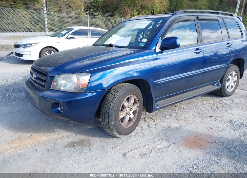 2005 TOYOTA HIGHLANDER V6 VIN: JTEEP21A850084253