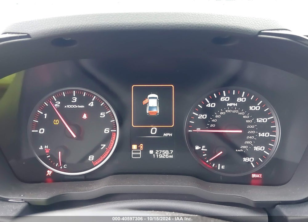 2023 SUBARU WRX VIN: JF1VBAA62P9816180
