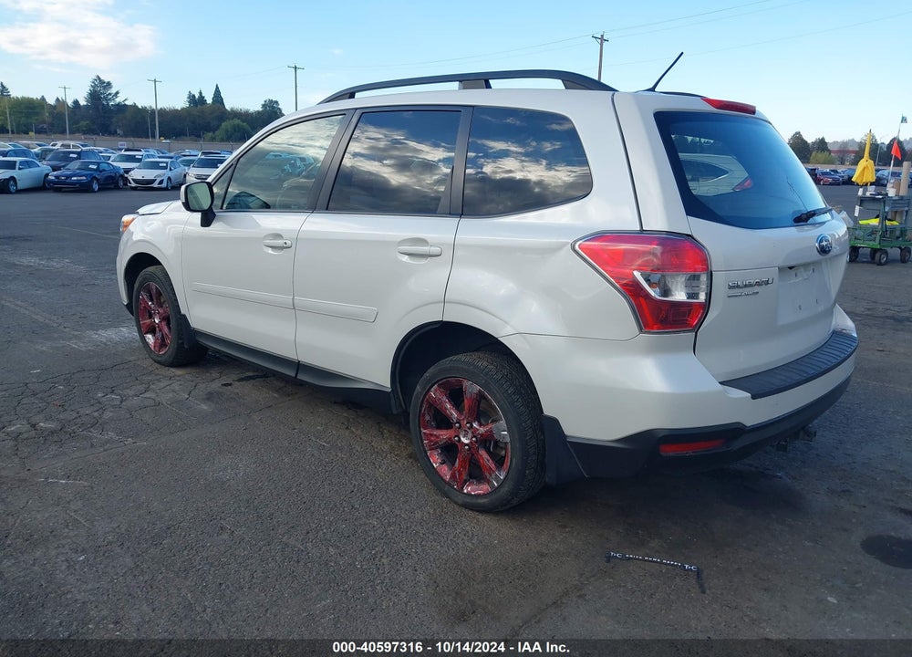 2015 SUBARU FORESTER 2.5I PREMIUM VIN: JF2SJAGC8FH494681