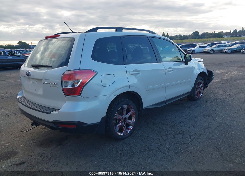 2015 SUBARU FORESTER 2.5I PREMIUM VIN: JF2SJAGC8FH494681
