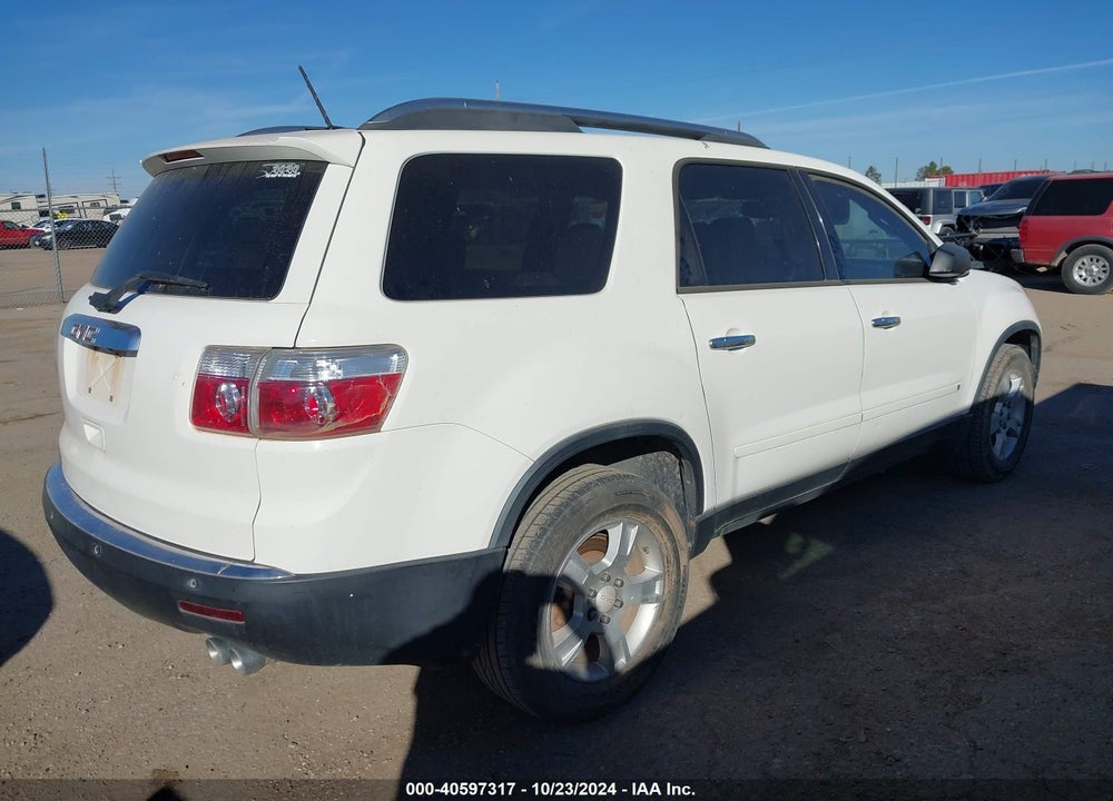 2009 GMC ACADIA SLE-1 VIN: 1GKER13D79J195610