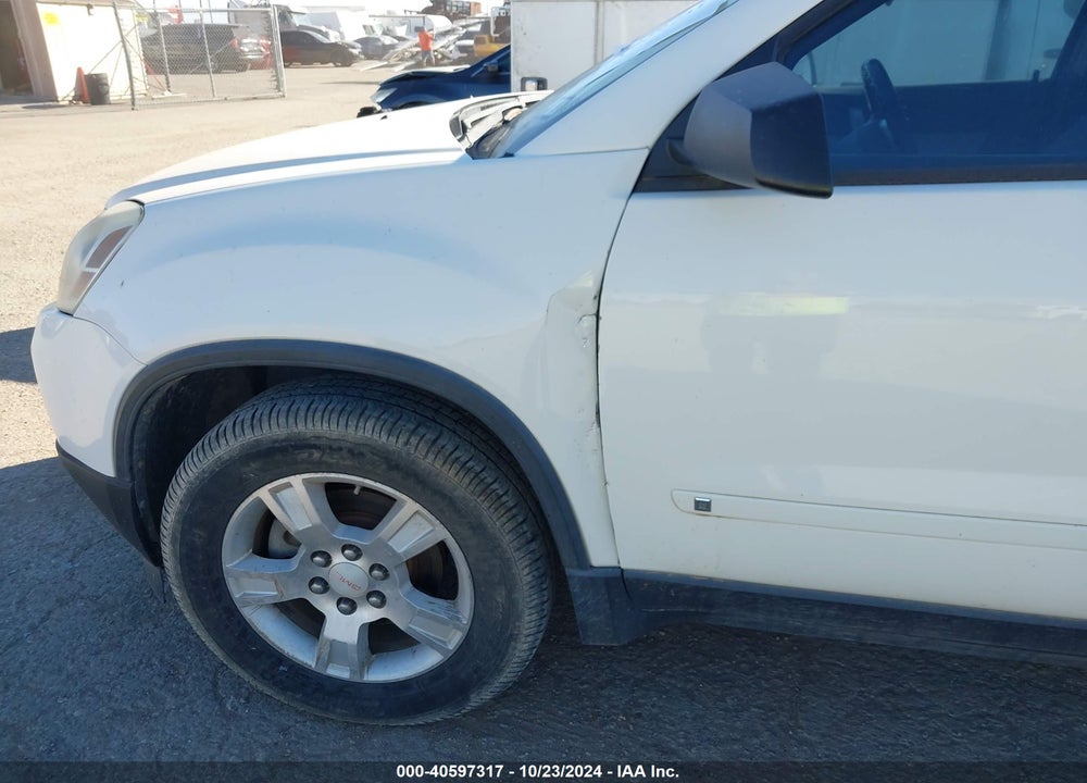 2009 GMC ACADIA SLE-1 VIN: 1GKER13D79J195610