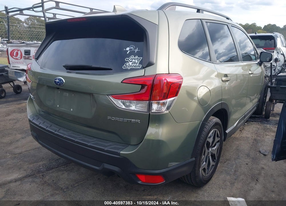 2020 SUBARU FORESTER PREMIUM VIN: JF2SKAGC4LH595306