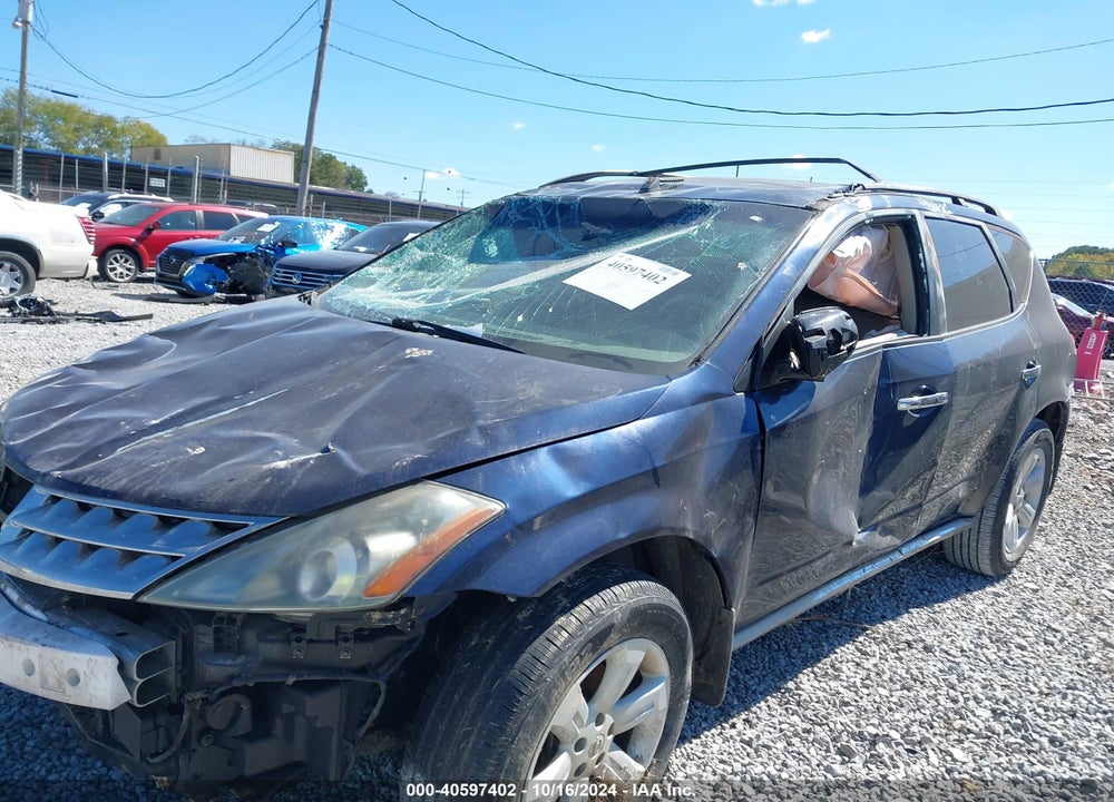 2006 NISSAN MURANO SL VIN: JN8AZ08T06W424460