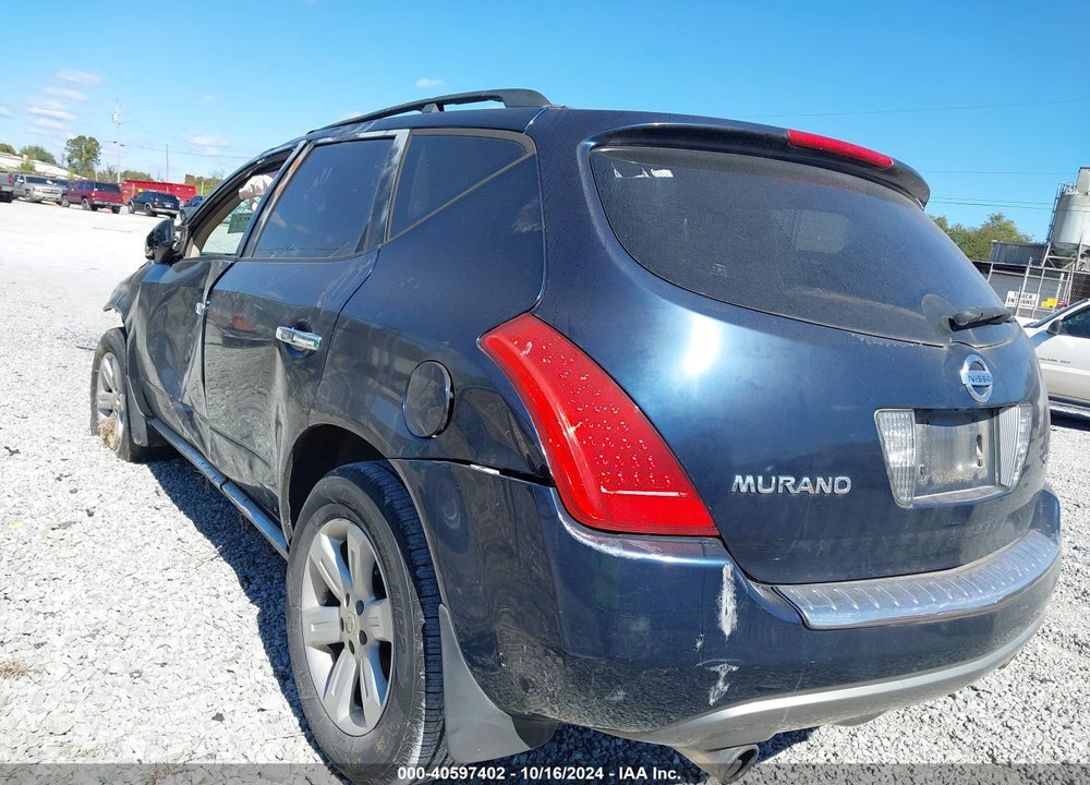 2006 NISSAN MURANO SL VIN: JN8AZ08T06W424460