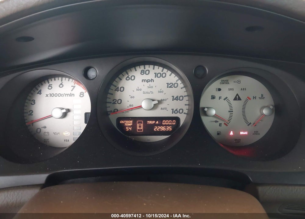 2001 ACURA CL 3.2 TYPE S VIN: 19UYA42601A027561