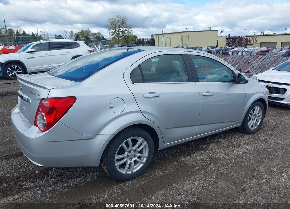 2013 CHEVROLET SONIC LT AUTO VIN: 1G1JC5SH4D4151250