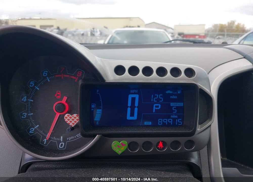 2013 CHEVROLET SONIC LT AUTO VIN: 1G1JC5SH4D4151250
