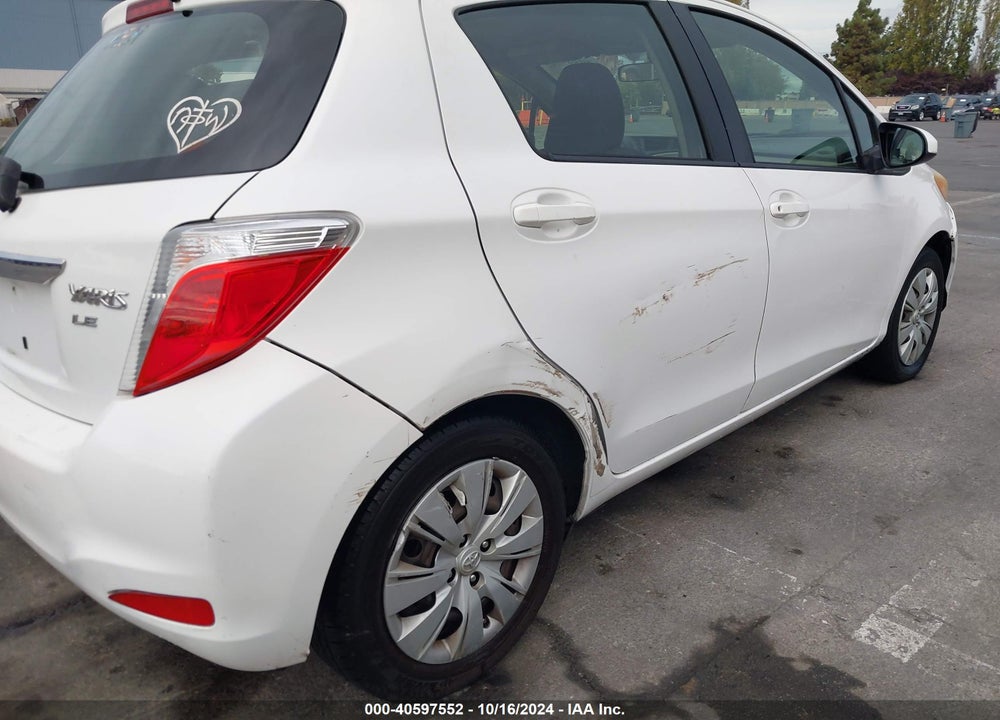 2012 TOYOTA YARIS LE VIN: JTDKTUD34CD523739