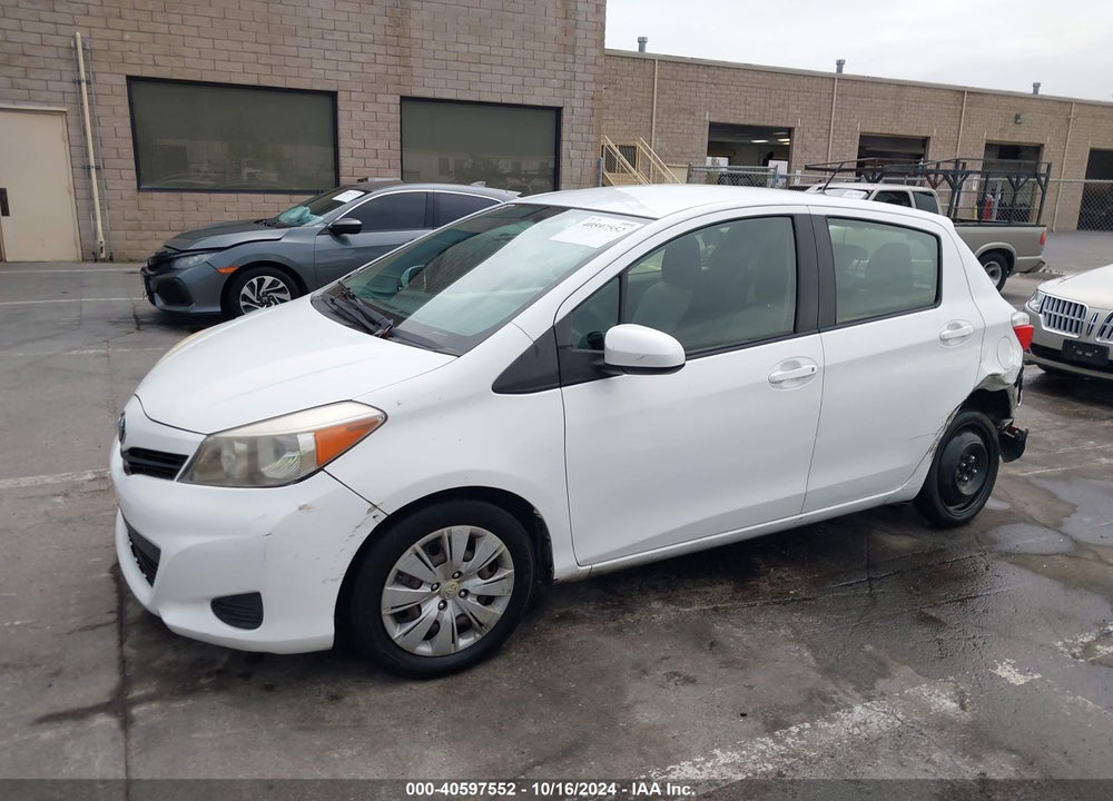 2012 TOYOTA YARIS LE VIN: JTDKTUD34CD523739