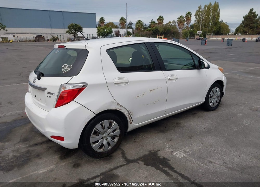 2012 TOYOTA YARIS LE VIN: JTDKTUD34CD523739