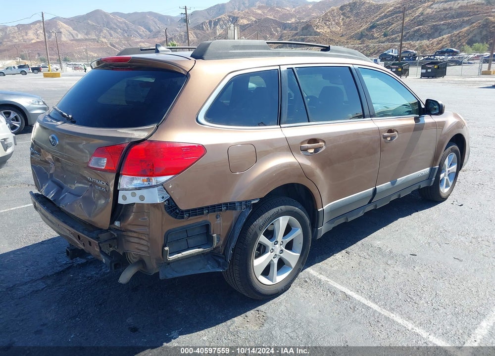 2013 SUBARU OUTBACK 3.6R LIMITED VIN: 4S4BRDKCXD2231216