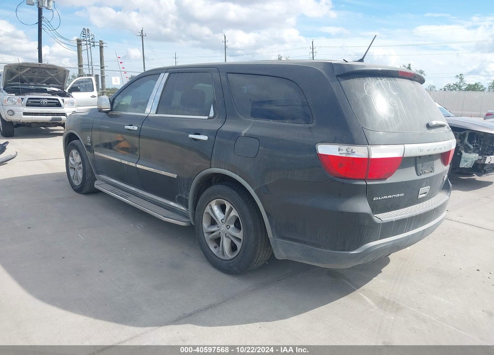 2012 DODGE DURANGO SXT VIN: 1C4RDHAG0CC126691