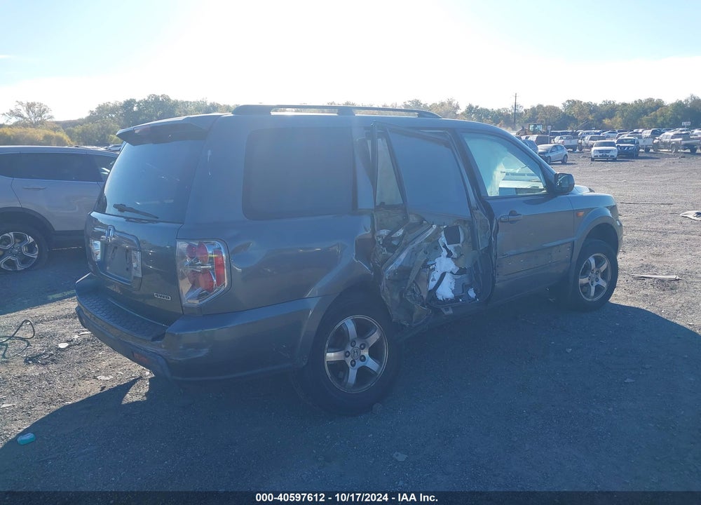 2008 HONDA PILOT SE VIN: 5FNYF18388B044623
