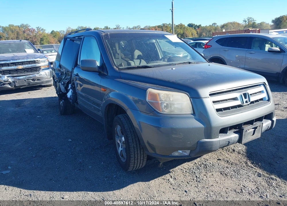 2008 HONDA PILOT SE VIN: 5FNYF18388B044623