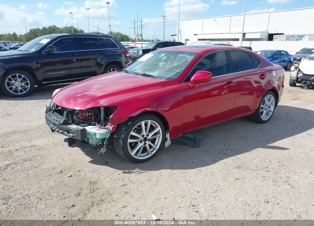 2007 LEXUS IS 250 VIN: JTHBK262072052782