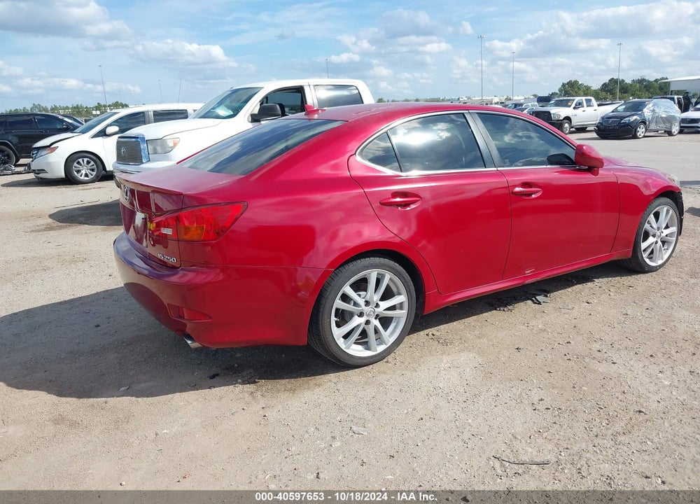 2007 LEXUS IS 250 VIN: JTHBK262072052782