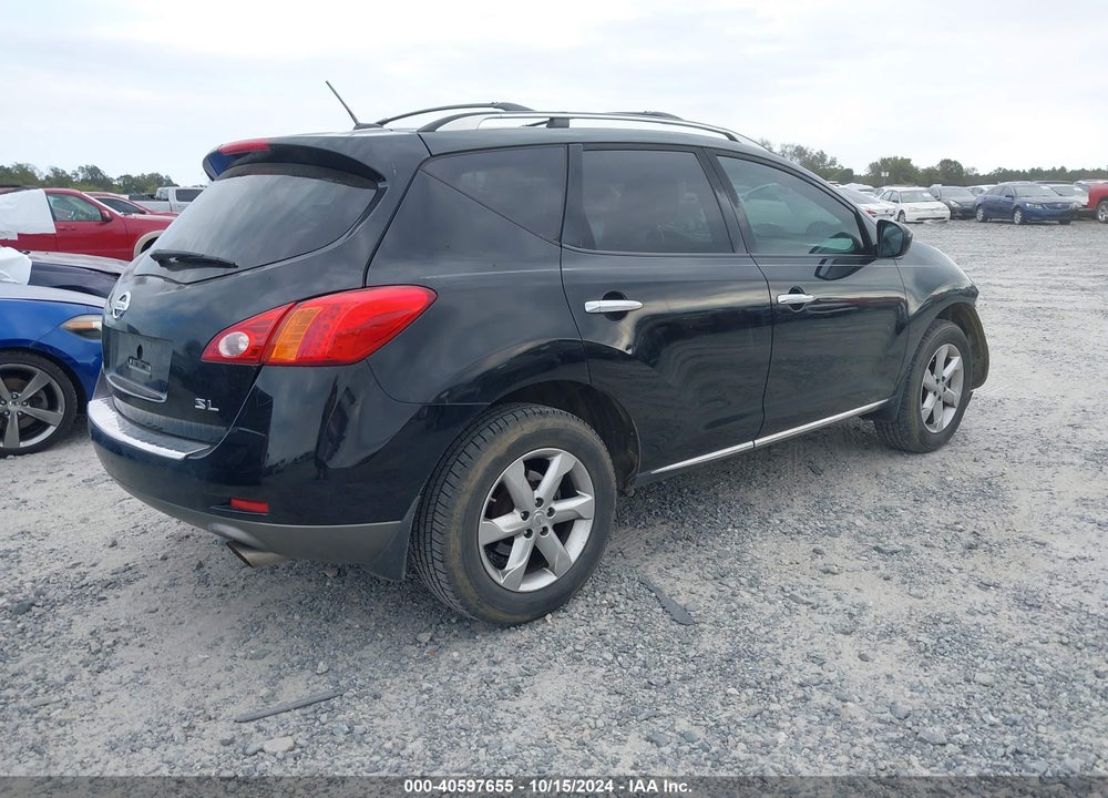 2010 NISSAN MURANO SL VIN: JN8AZ1MUXAW021034