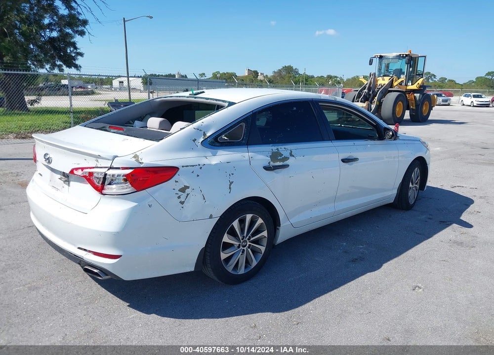 2016 HYUNDAI SONATA SE VIN: 5NPE24AF9GH428558