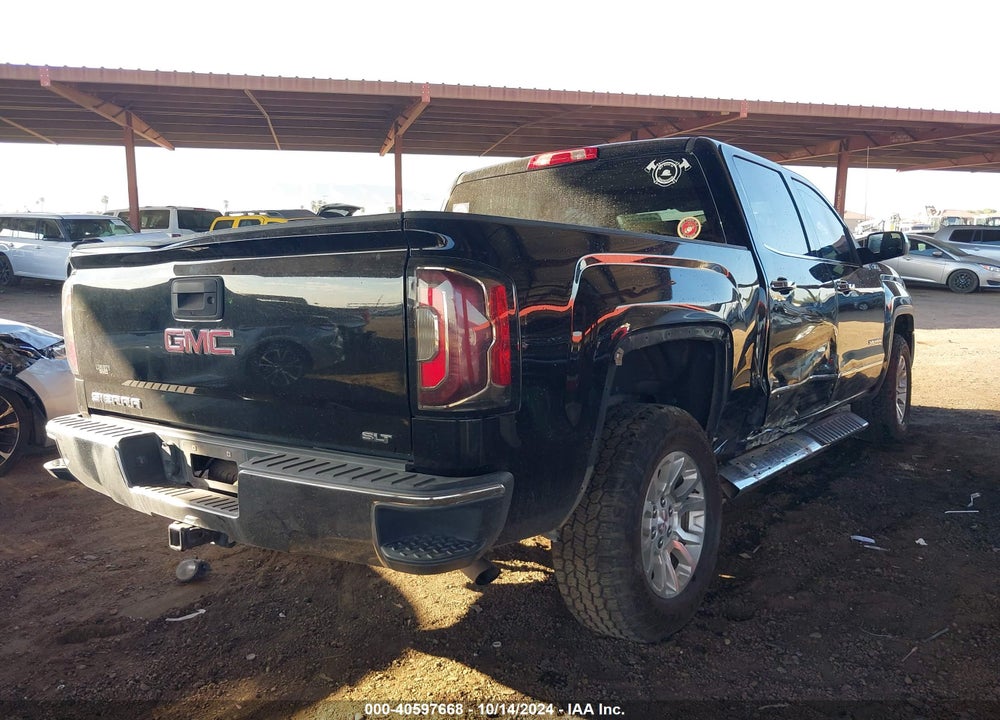 2018 GMC SIERRA 1500 SLT VIN: 3GTU2NEC8JG531617