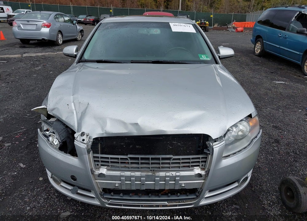 2007 AUDI A4 2.0T VIN: WAUDF78E07A244211