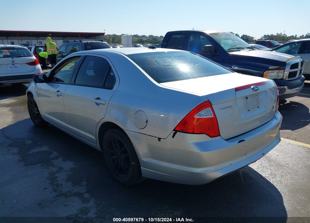 2012 FORD FUSION S VIN: 3FAHP0GA3CR345143