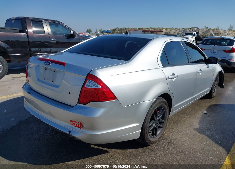 2012 FORD FUSION S VIN: 3FAHP0GA3CR345143