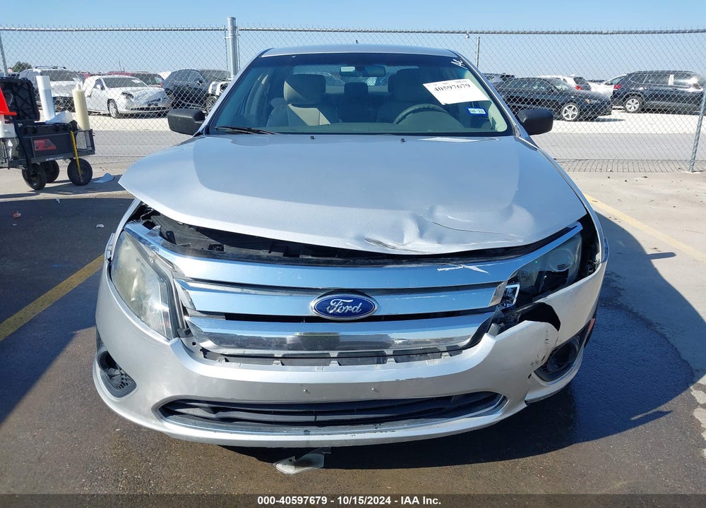 2012 FORD FUSION S VIN: 3FAHP0GA3CR345143