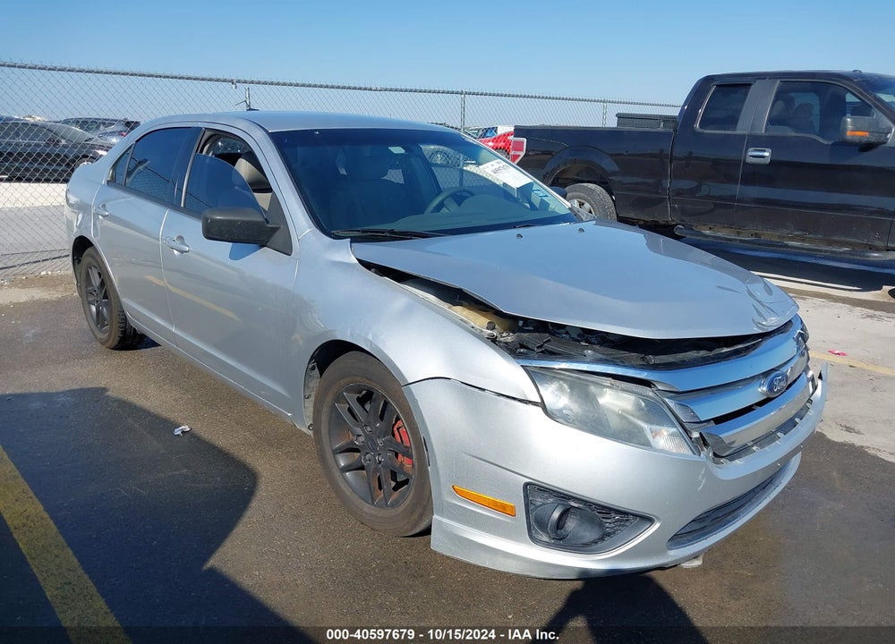 2012 FORD FUSION S VIN: 3FAHP0GA3CR345143