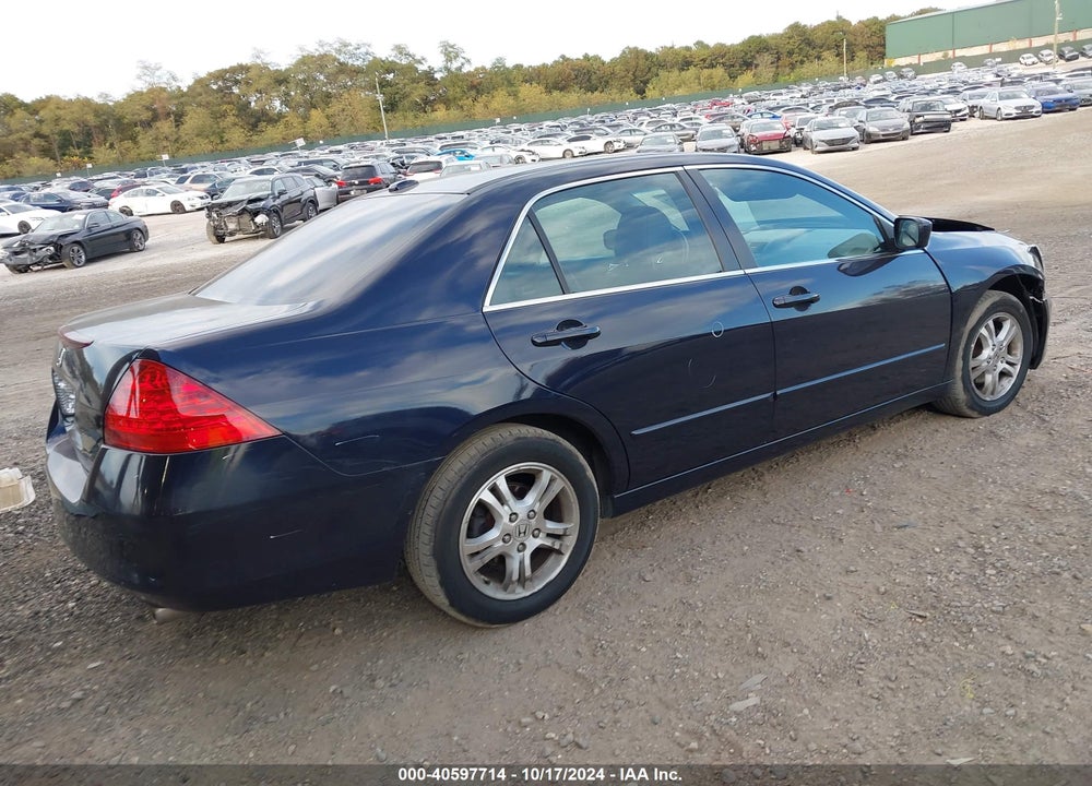 2007 HONDA ACCORD 2.4 EX VIN: 1HGCM56847A119851