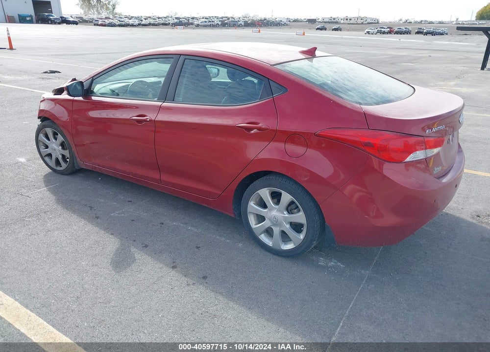 2012 HYUNDAI ELANTRA LIMITED (ULSAN PLANT) VIN: KMHDH4AE0CU447187