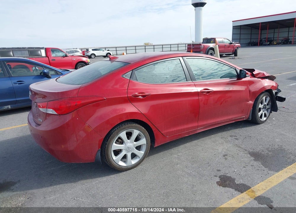 2012 HYUNDAI ELANTRA LIMITED (ULSAN PLANT) VIN: KMHDH4AE0CU447187