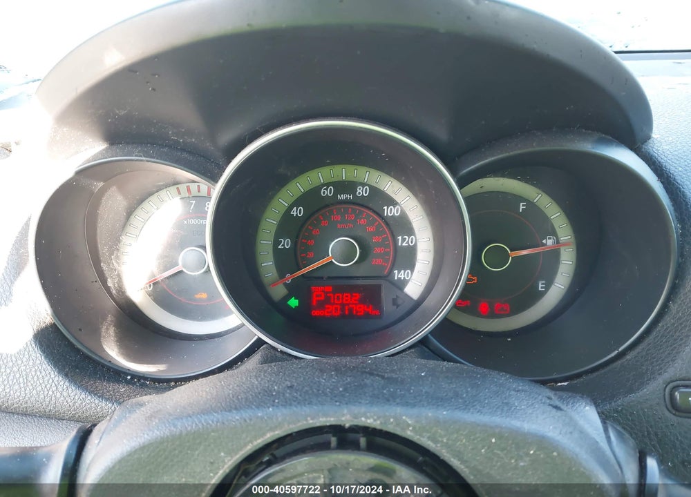 2012 KIA FORTE EX VIN: KNAFU4A20C5482642