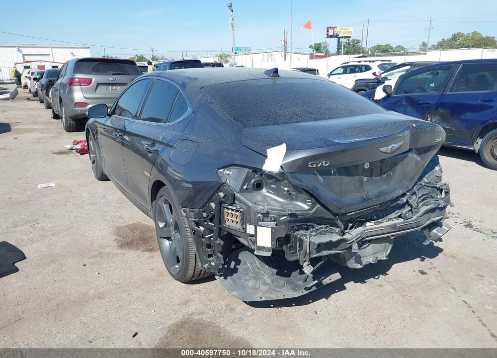 2019 GENESIS G70 2.0T ADVANCED VIN: KMTG44LA6KU033953