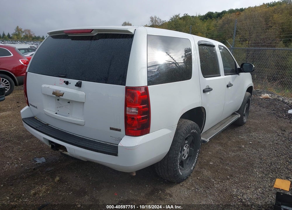 2009 CHEVROLET TAHOE COMMERCIAL FLEET VIN: 1GNFK13089R177837