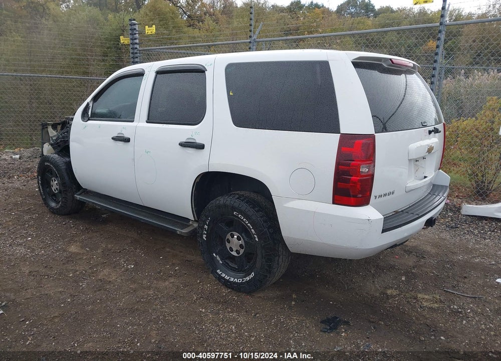 2009 CHEVROLET TAHOE COMMERCIAL FLEET VIN: 1GNFK13089R177837