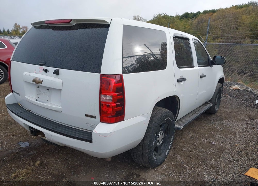 2009 CHEVROLET TAHOE COMMERCIAL FLEET VIN: 1GNFK13089R177837