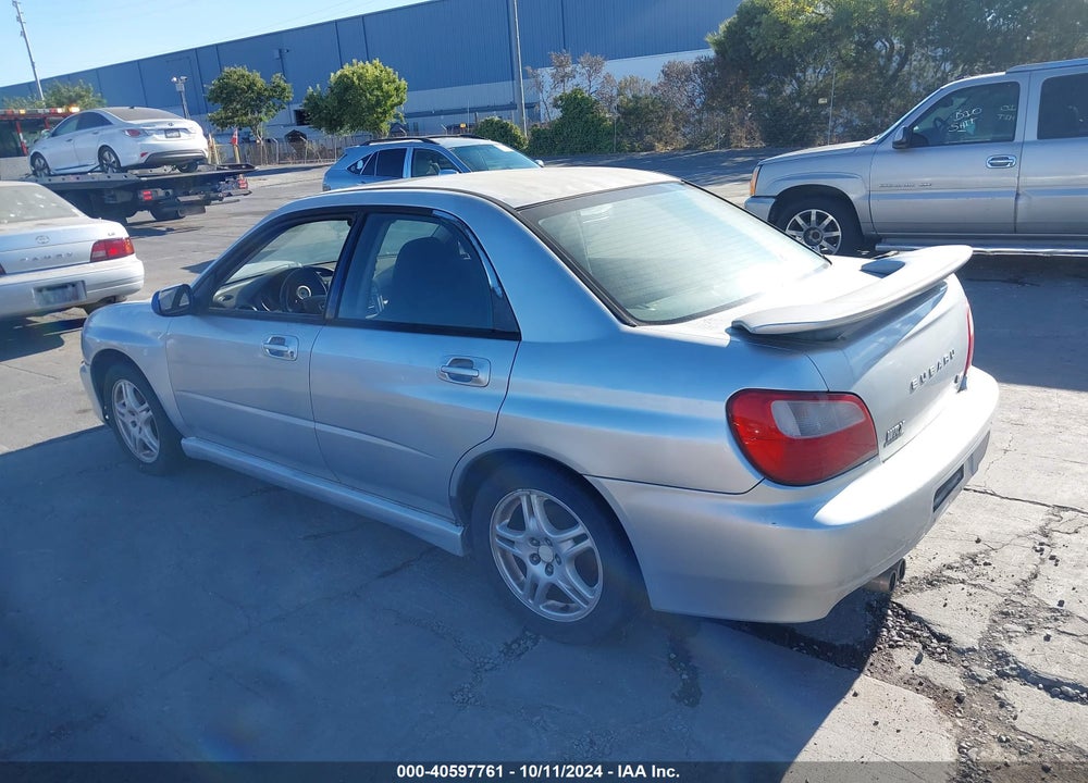 2004 SUBARU IMPREZA WRX VIN: JF1GD29624G522881
