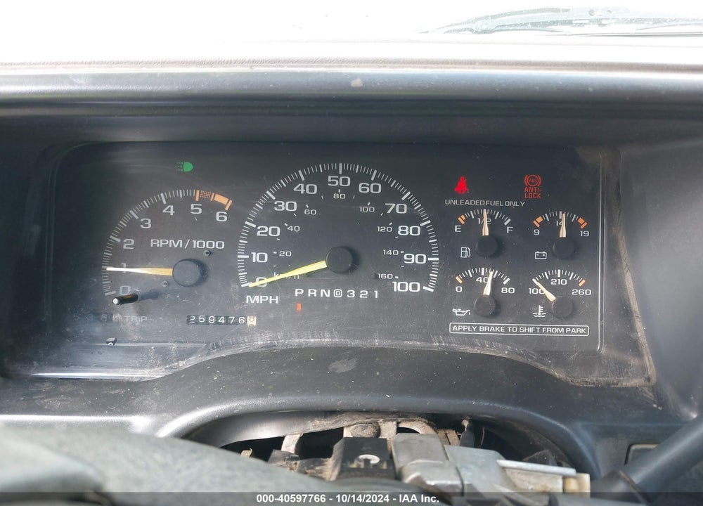 1996 CHEVROLET GMT-400 C1500 VIN: 1GCEC19R9TE242751